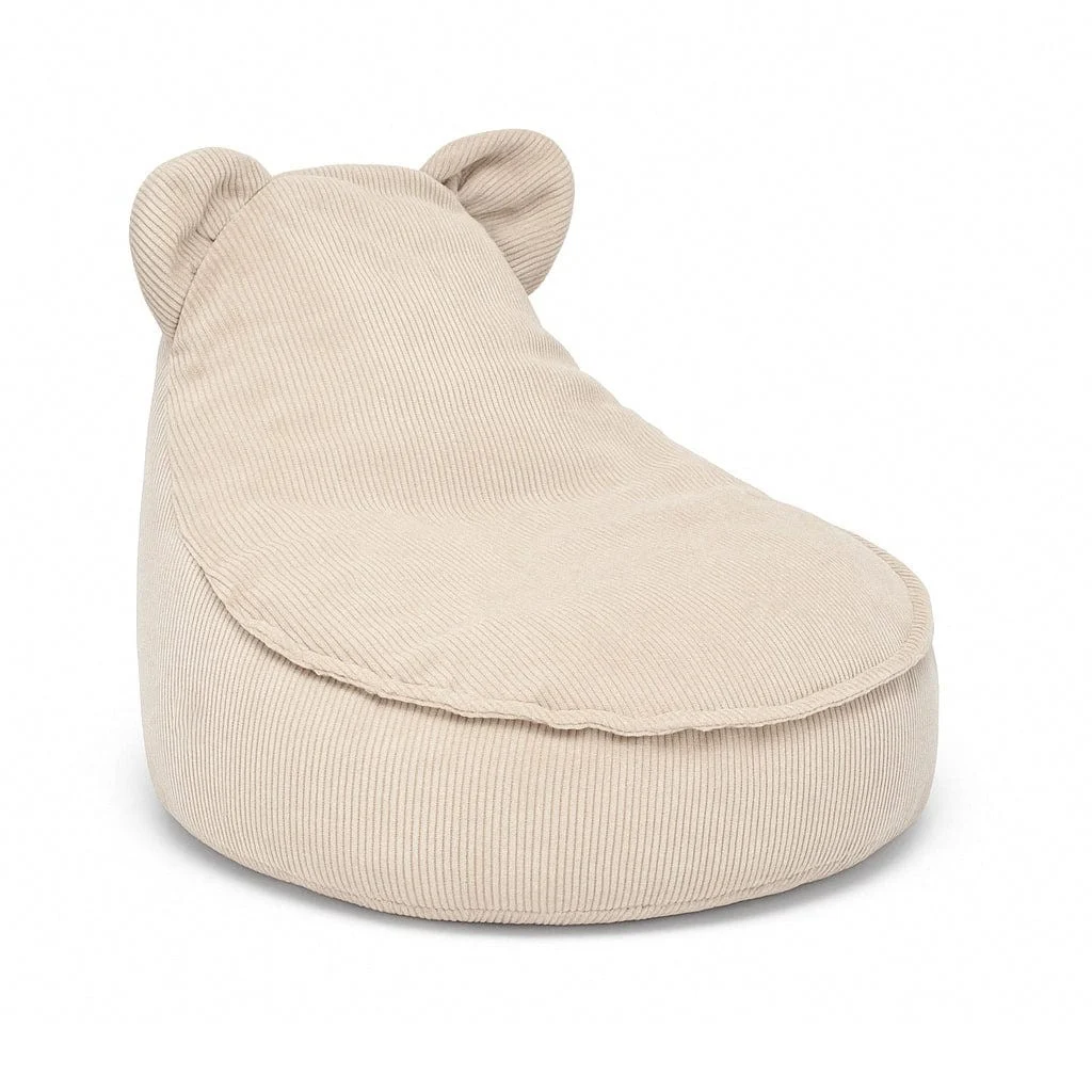 Slimcord Teddy Sako Bean Bag, Beige