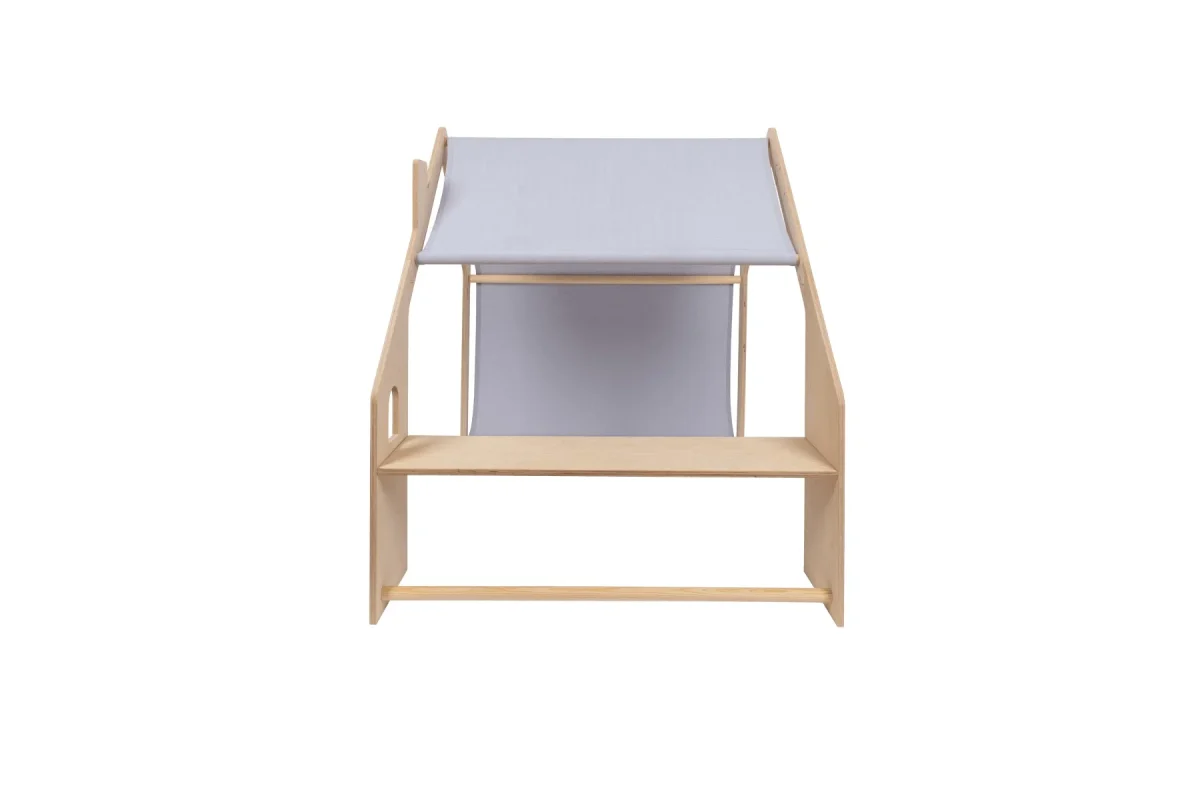 Wooden Playhouse with Fabric Canopy, photo 2