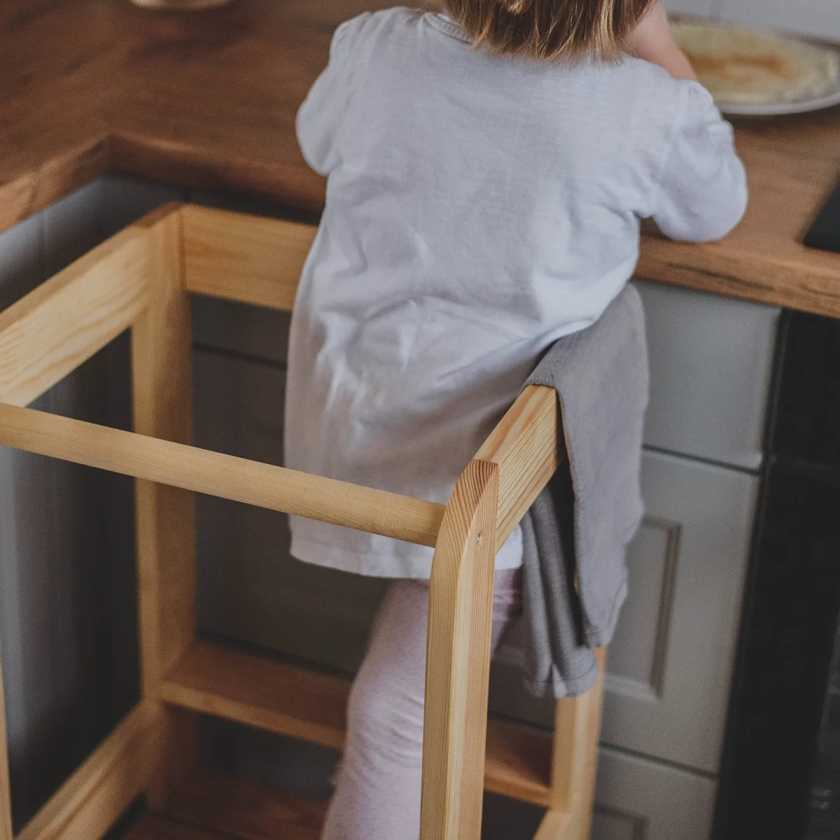 Pine Wood Kitchen Helper, Three Platform Heights, photo 7