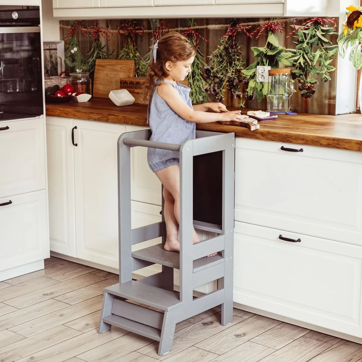 Pine Wood Kitchen Helper with Board, photo 7