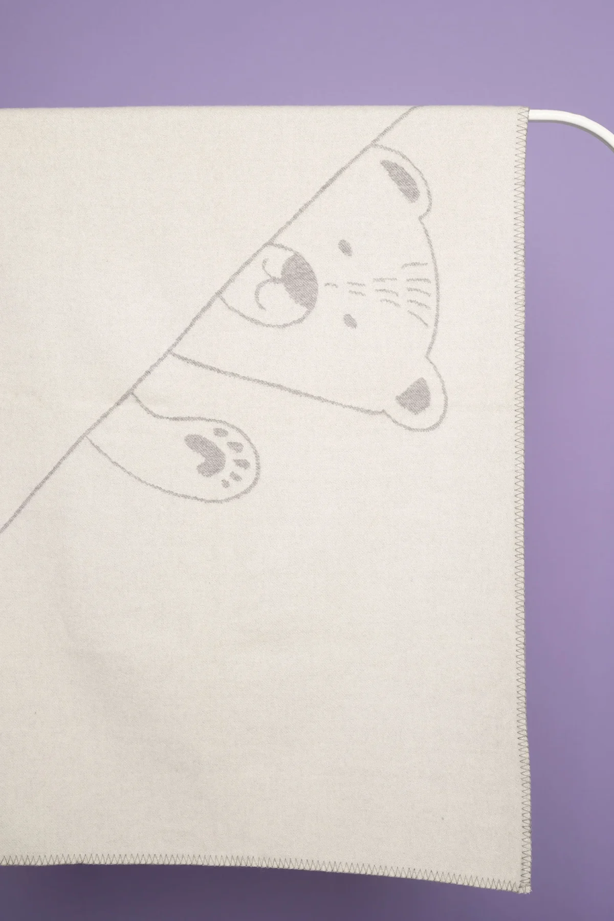 Merino Baby Blanket Who’s There?, 100 × 70 cm, photo 5