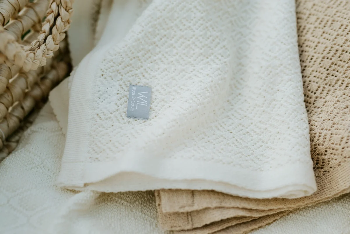 Merino wool baby blanket DELIGHT, photo 2