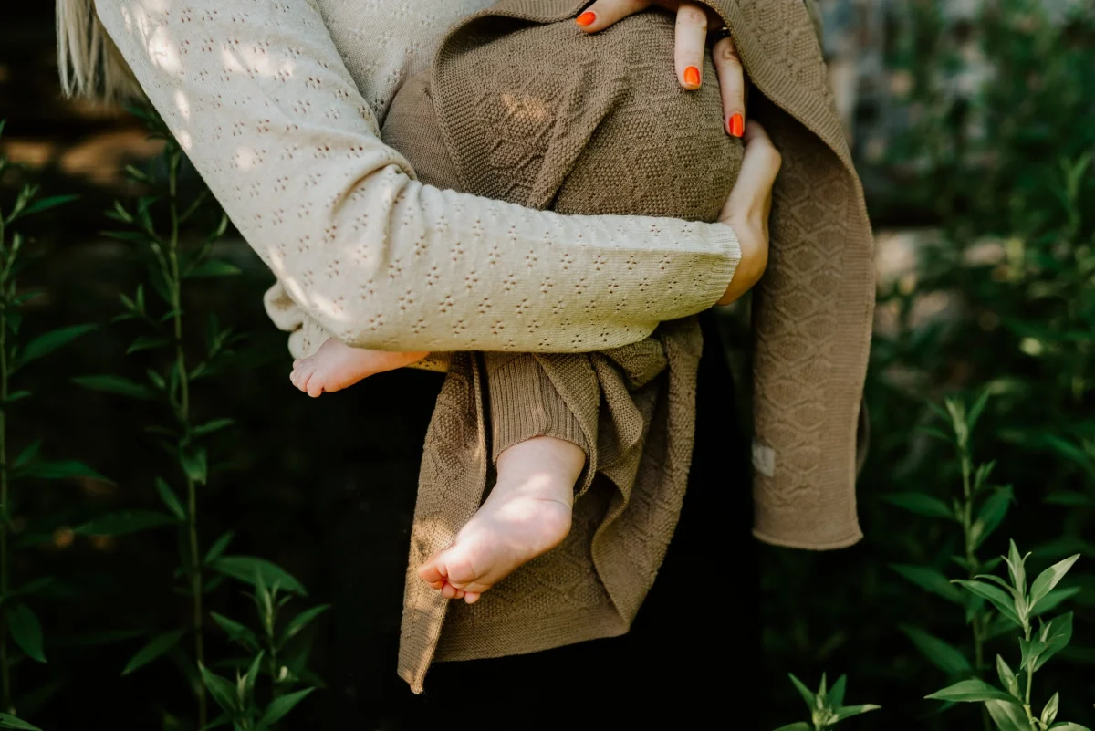 Merino wool baby blanket HAPPINESS, photo 4