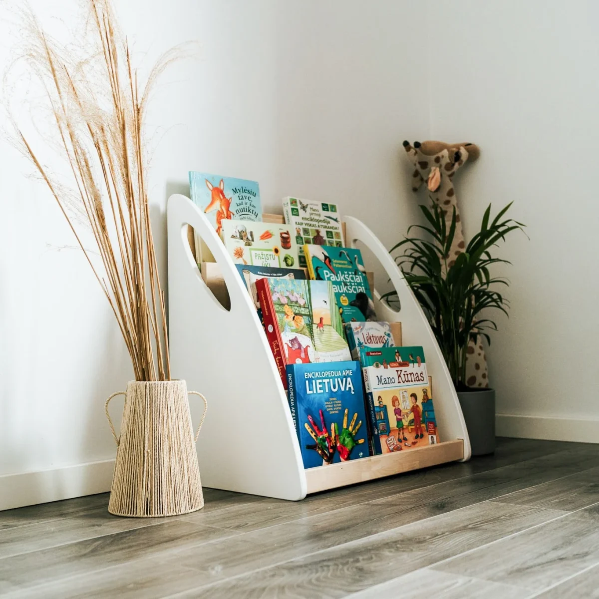 Montessori Bookshelf with Book Storage, 4 Shelves, photo 4