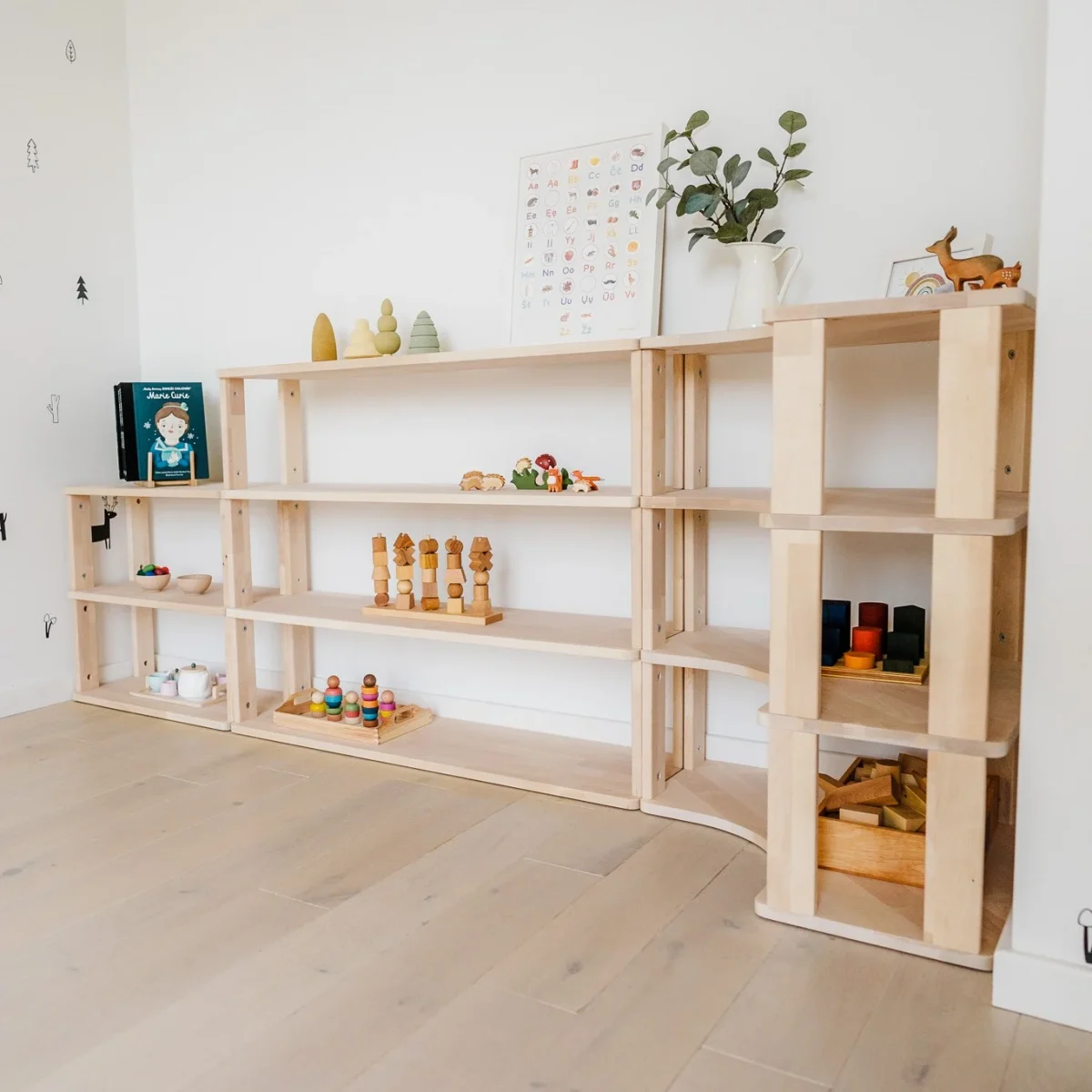 One Little Pine Straight Mini — Modular Montessori Shelf, photo 5