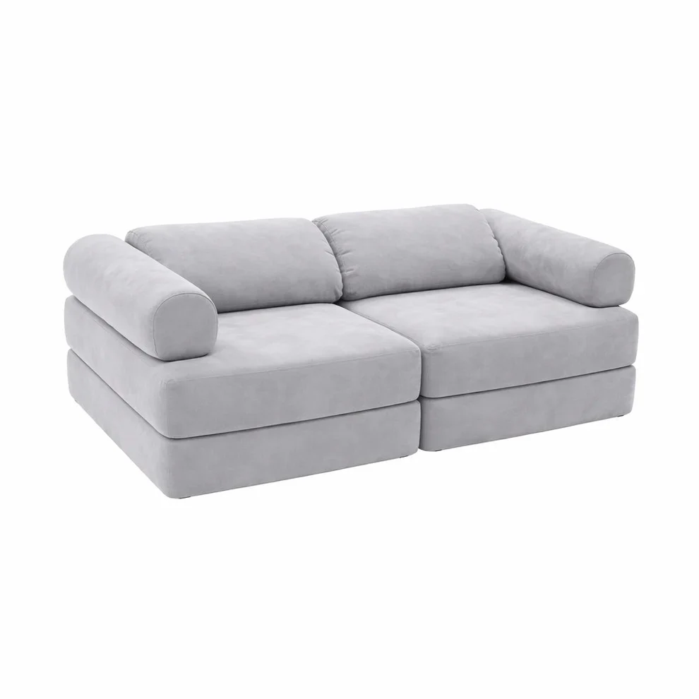 Modular Corduroy Play Sofa 120 cm