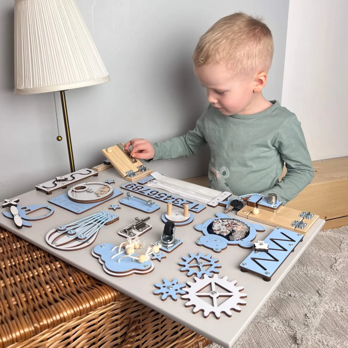 Busy Board with Doors and Locks, 40 × 60 cm, photo 4