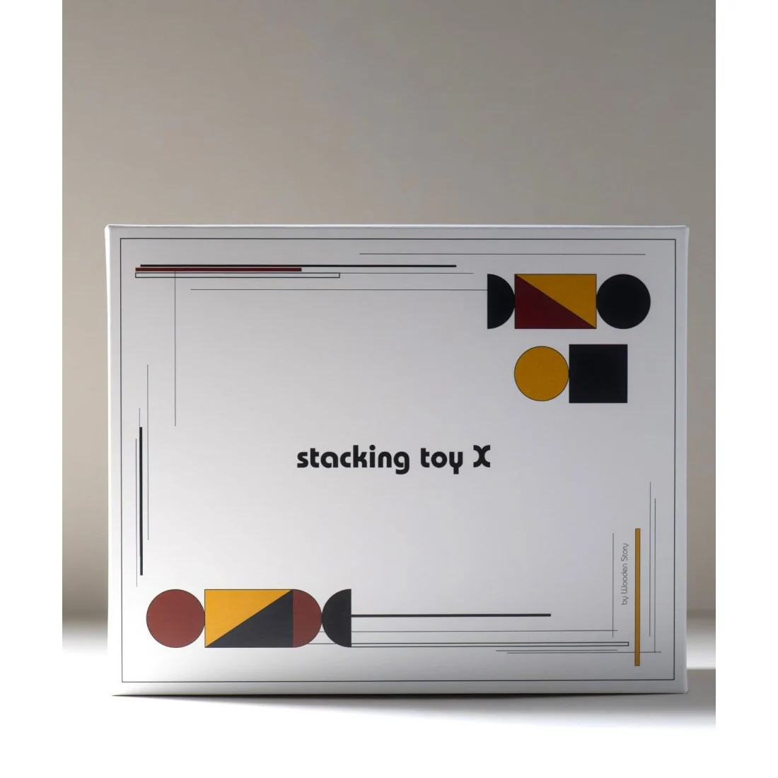 Wooden Story Modern X — Montessori-inspired Modern Stacking Toy, photo 5