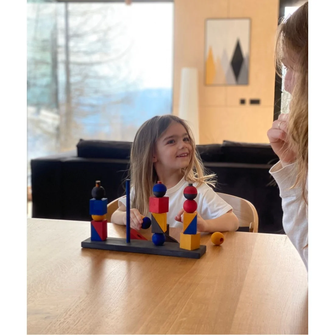 Wooden Story Modern X — Montessori-inspired Modern Stacking Toy, photo 3