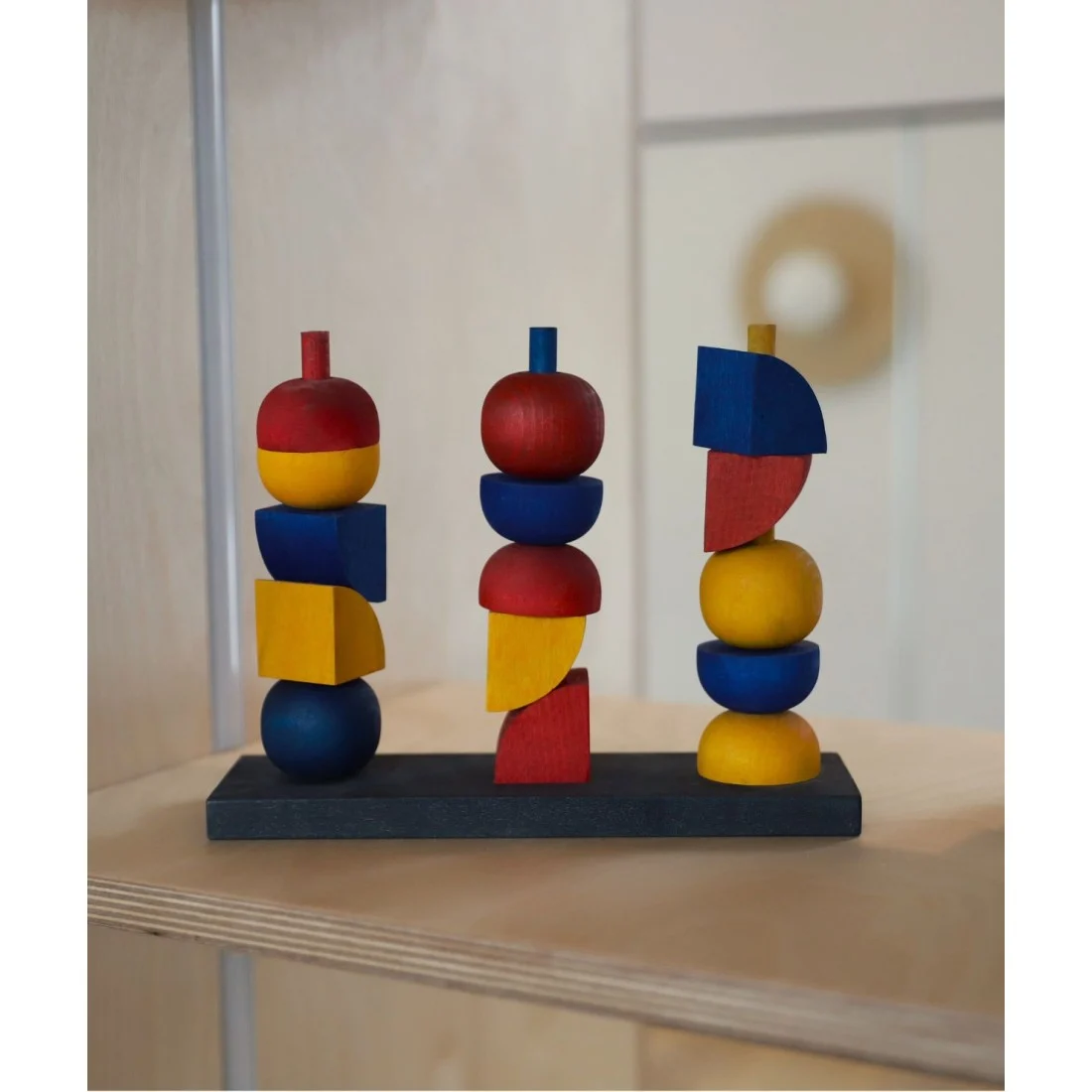 Wooden Story Modern Y — puidust laduv mänguasi Bauhausi vaimus, foto 3