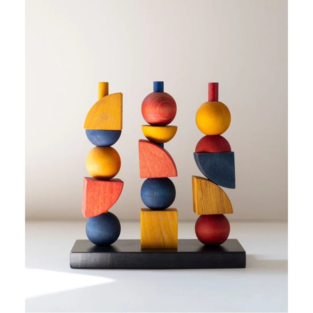 Wooden Story Modern Y — Montessori-inspired Modern Stacking Toy, photo 2
