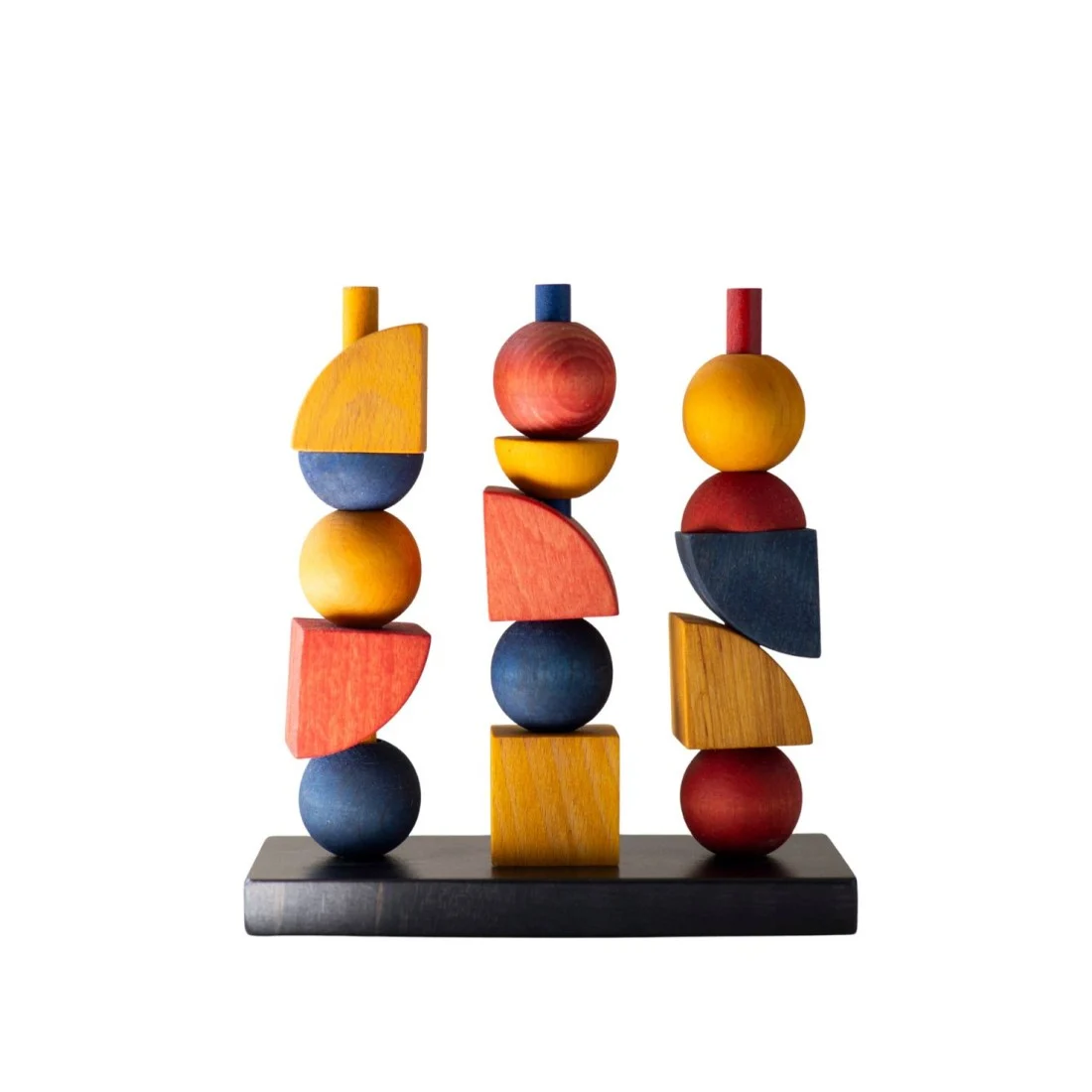 Wooden Story Modern Y — Montessori-inspired Modern Stacking Toy