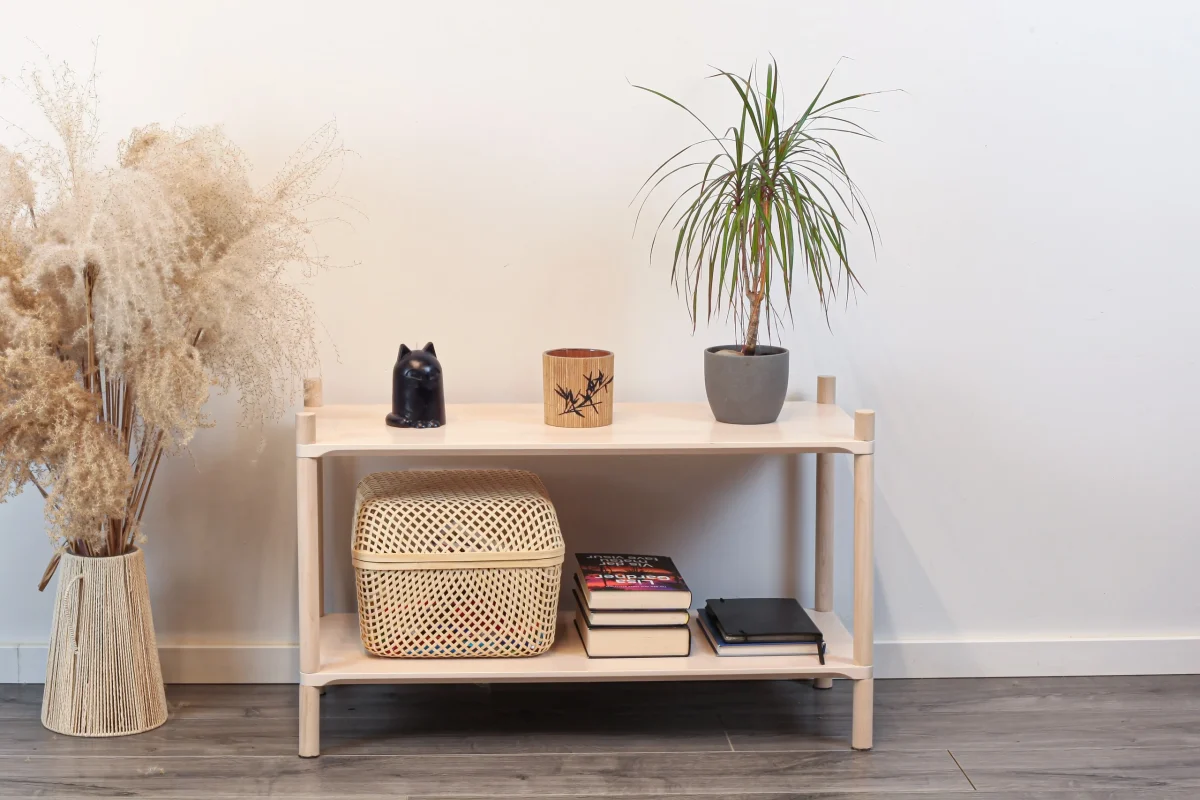 Montessori-Inspired Birch Shelving Unit Medium, 80 cm