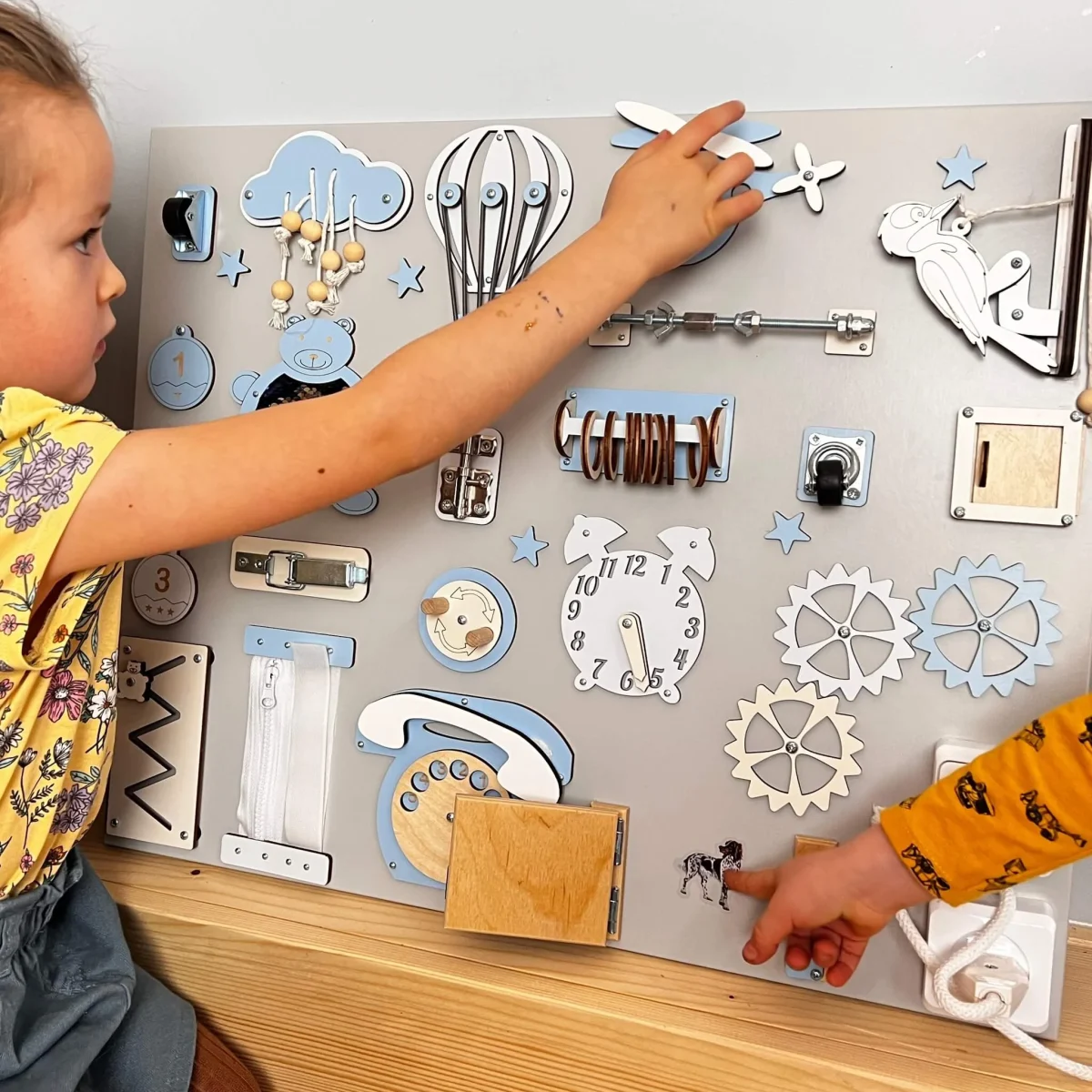 BusyBunnyToys Marvel — Montessori Busy Board, 50 × 60 cm, photo 6
