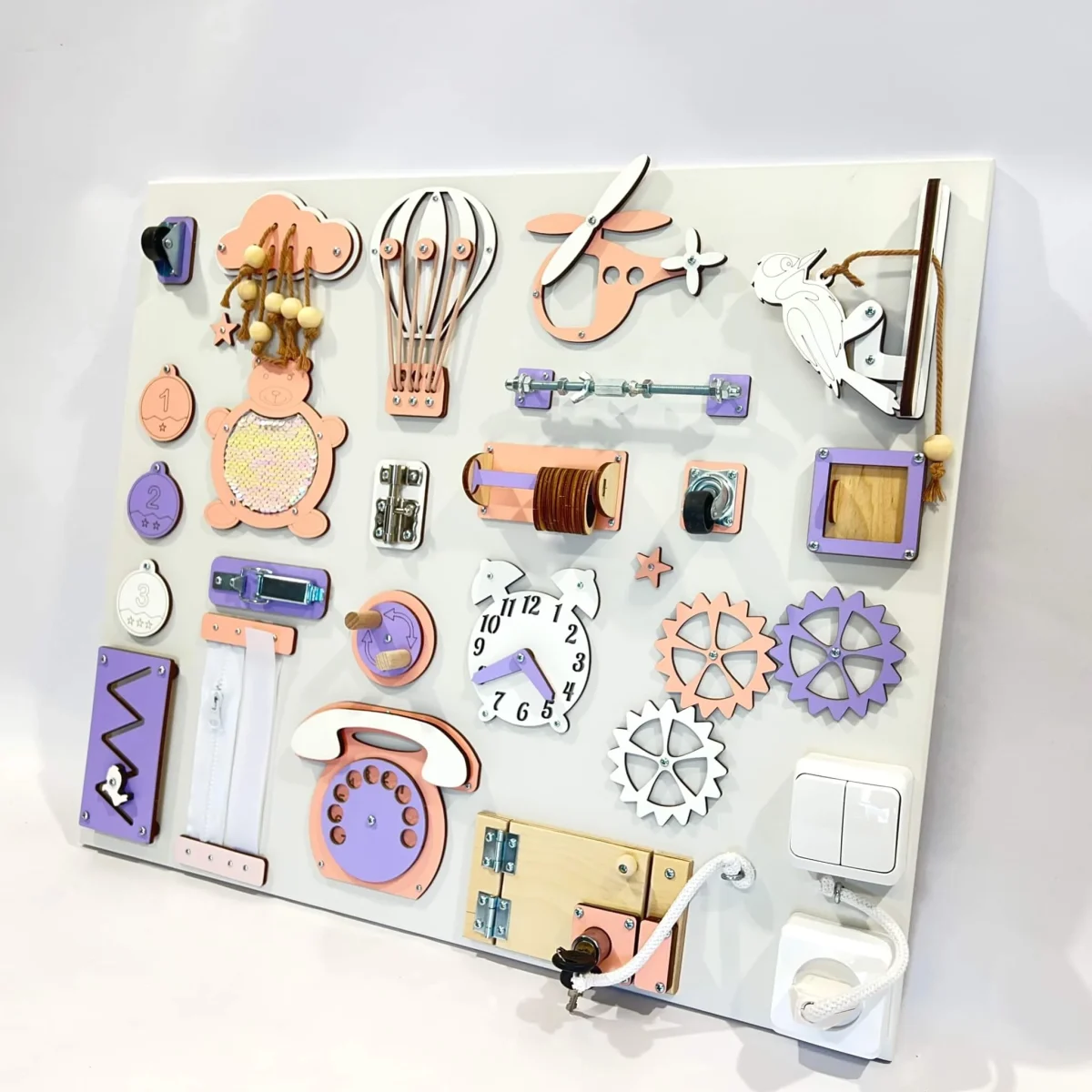 BusyBunnyToys Marvel — Montessori Busy Board, 50 × 60 cm, photo 2