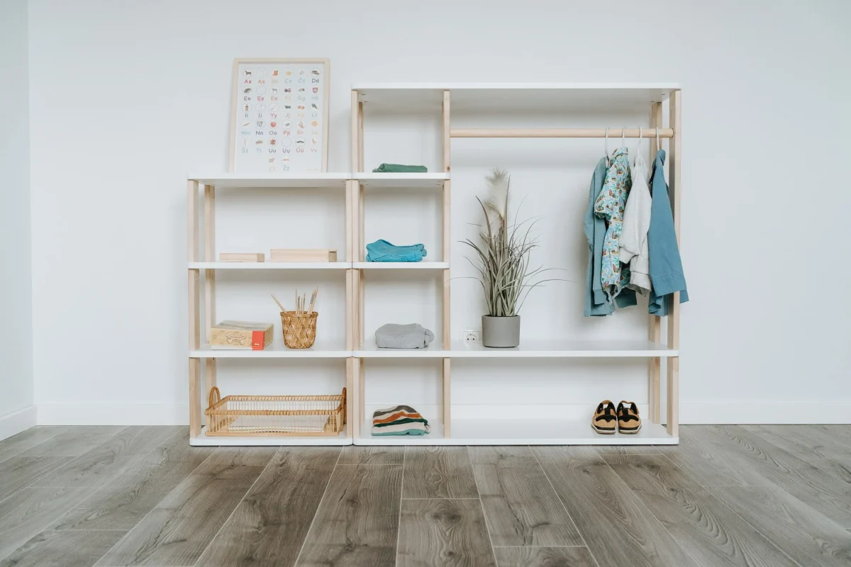Modular Montessori Wardrobe, Solid Wood, photo 7