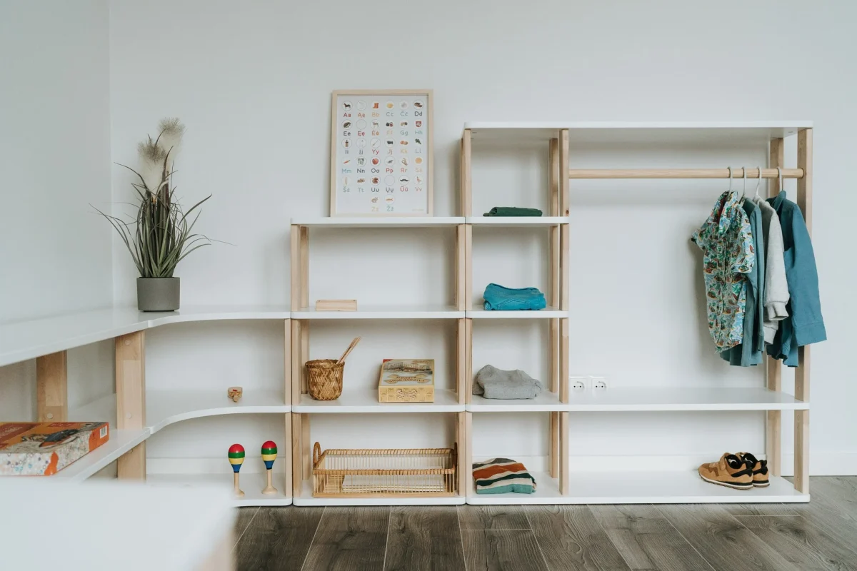 Modular Montessori Wardrobe, Solid Wood, photo 6