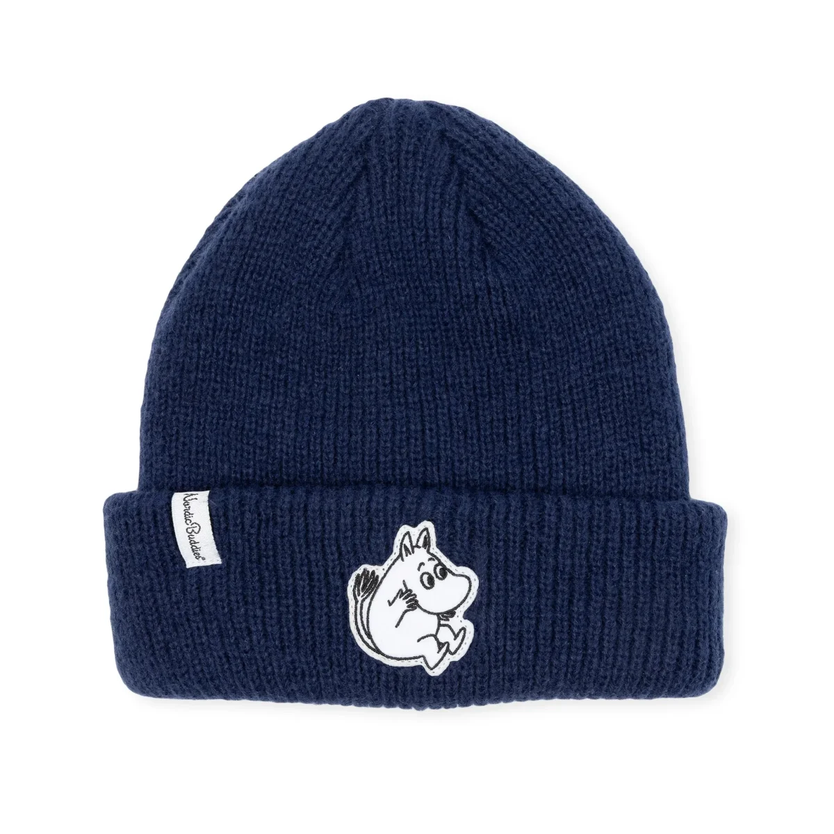 Kids Beanie with Moomintroll Felt Patch