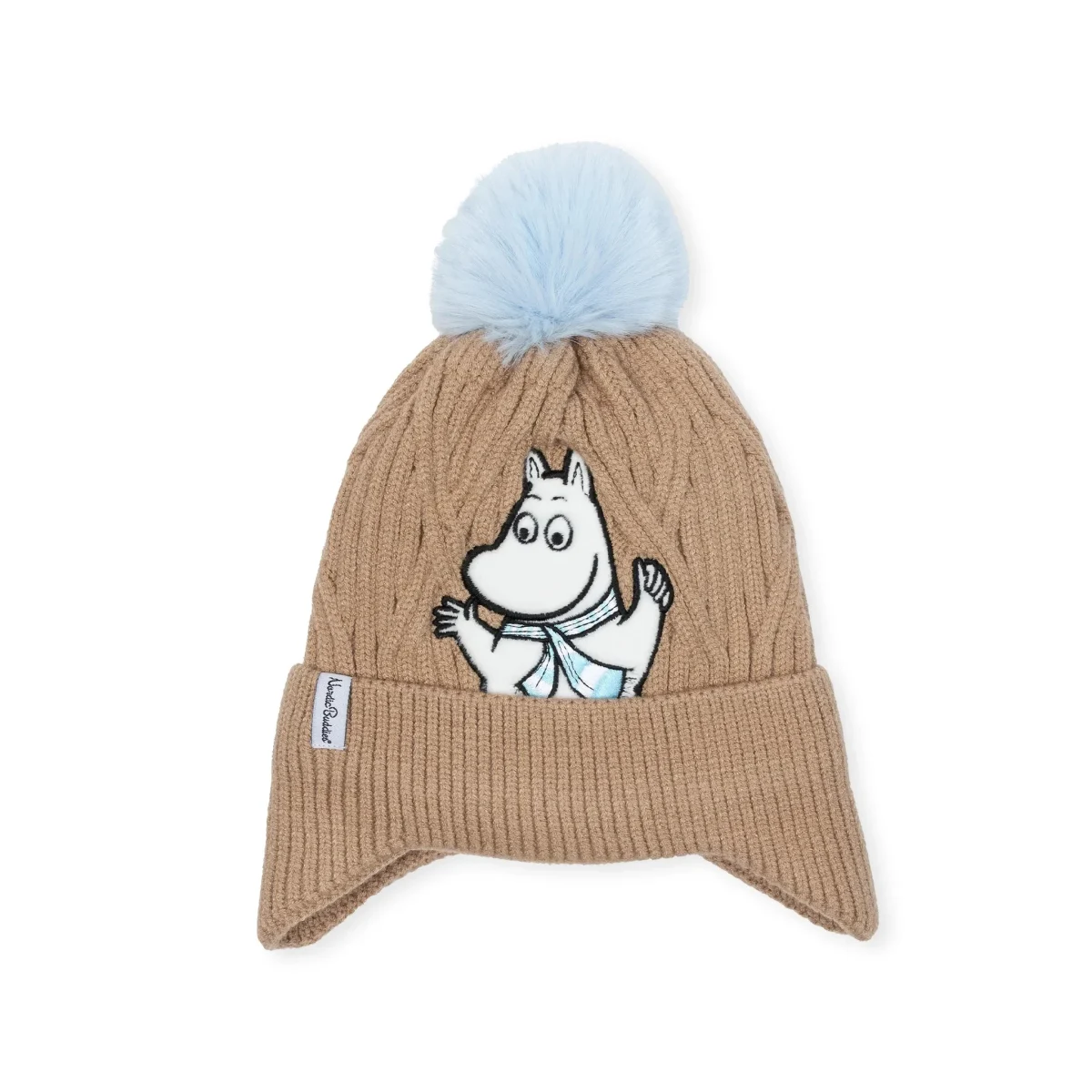 Moomintroll — Kids Winter Beanie, Beige, photo 4