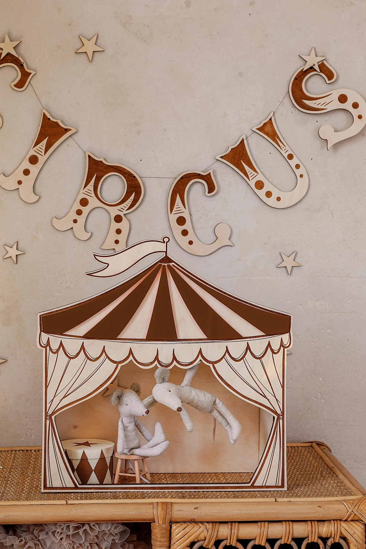 Cut It Now CIRCUS — Wooden Wall Garland, photo 4