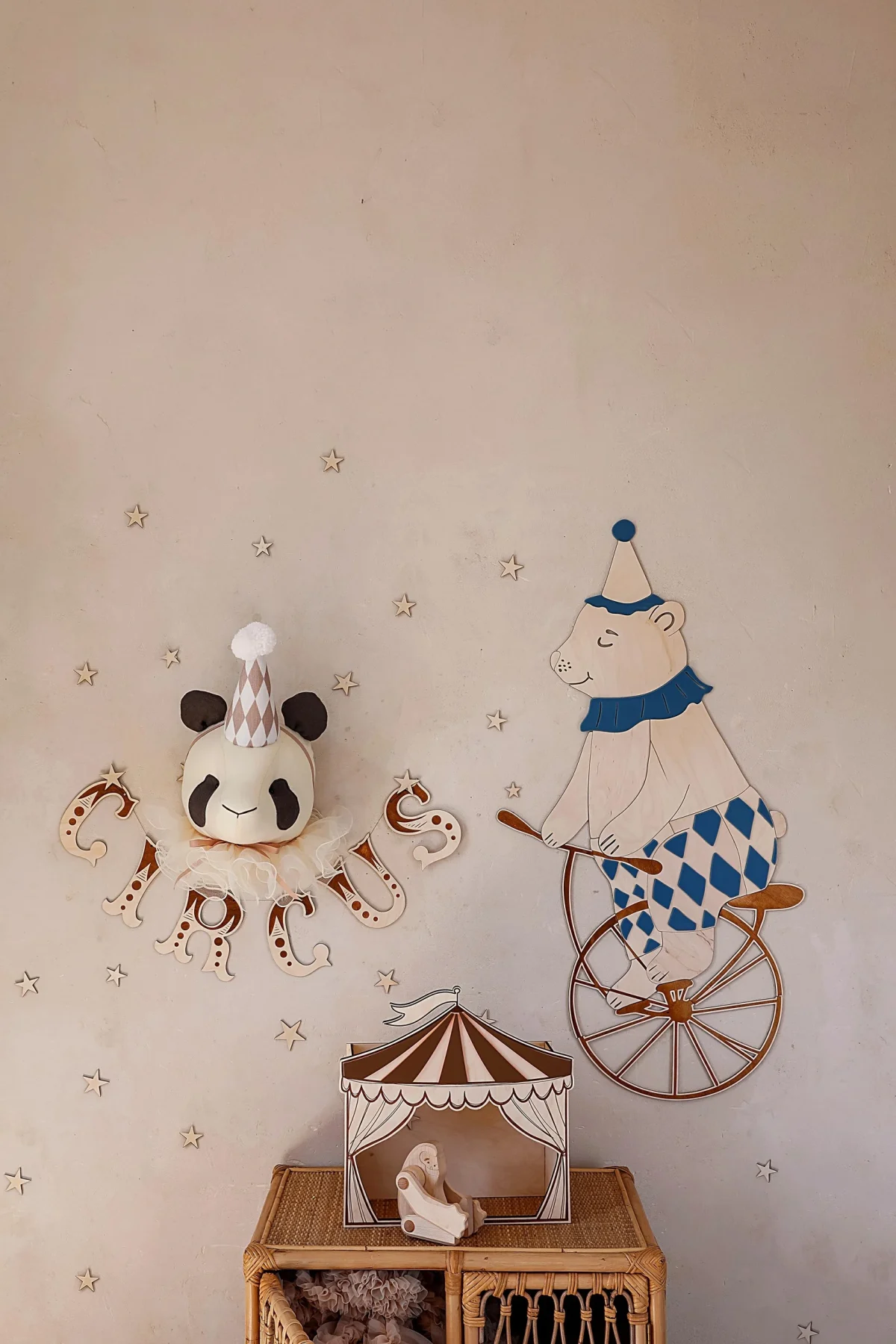 Cut It Now CIRCUS — Wooden Wall Garland, photo 3