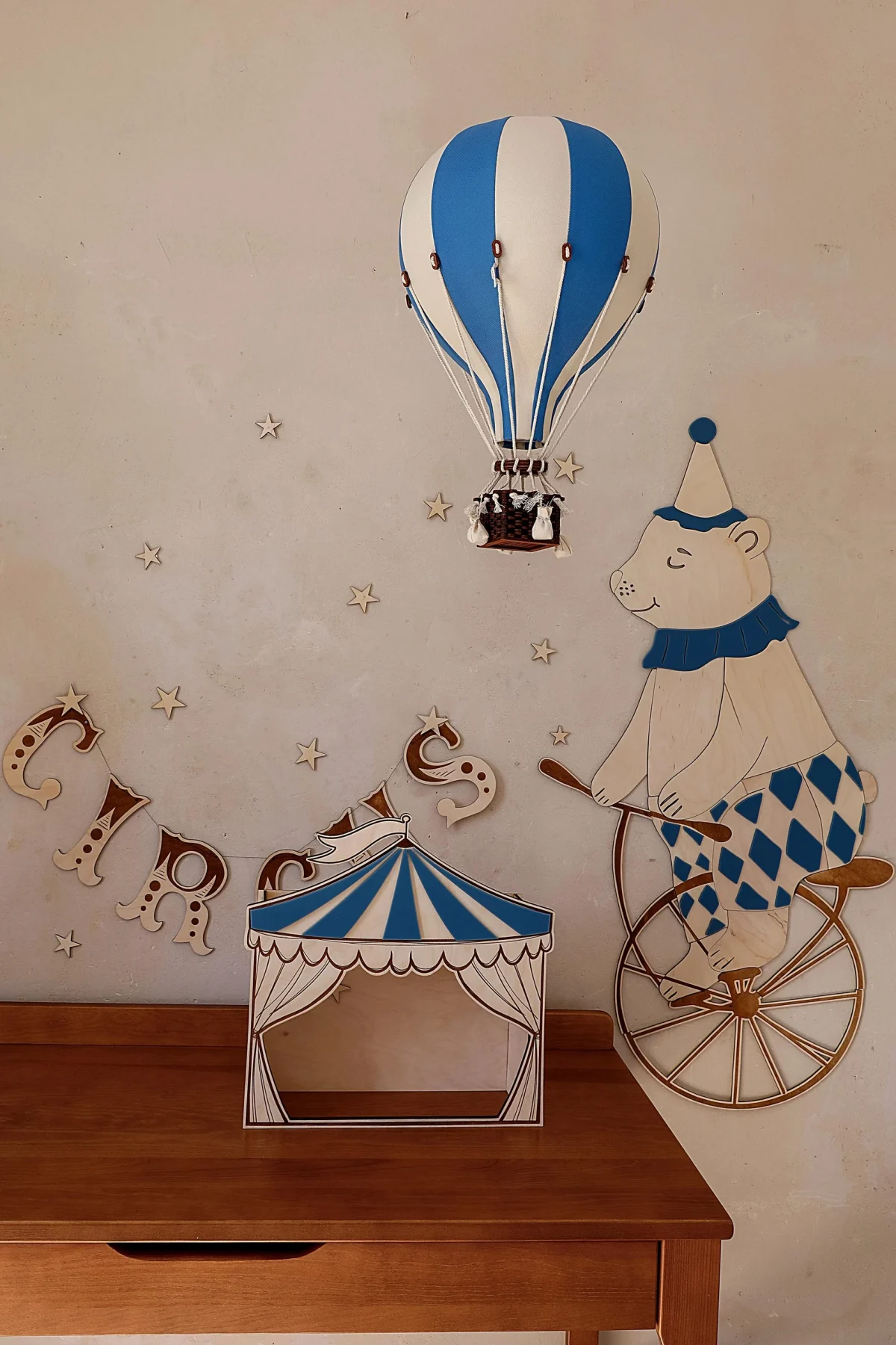 Cut It Now CIRCUS — Wooden Wall Garland, photo 5