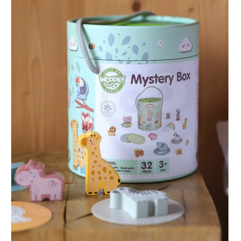 Touch and Match Mystery Box, 15 Wooden Shapes, photo 6