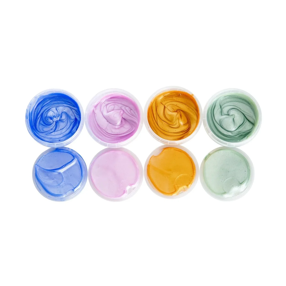 Neogrün Organic Glitter Finger Paint Set 4 × 90g, photo 4