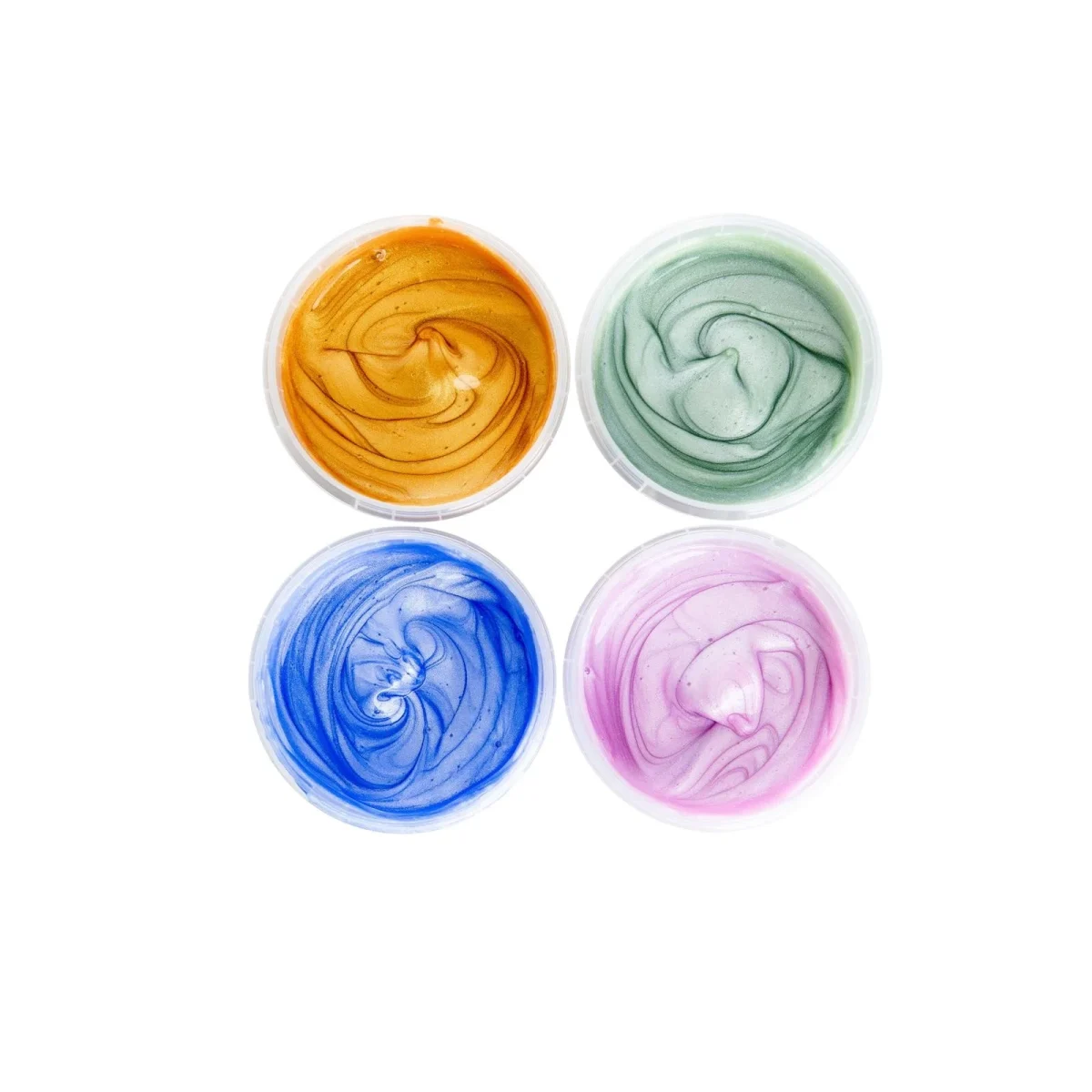 Neogrün Organic Glitter Finger Paint Set 4 × 90g, photo 3