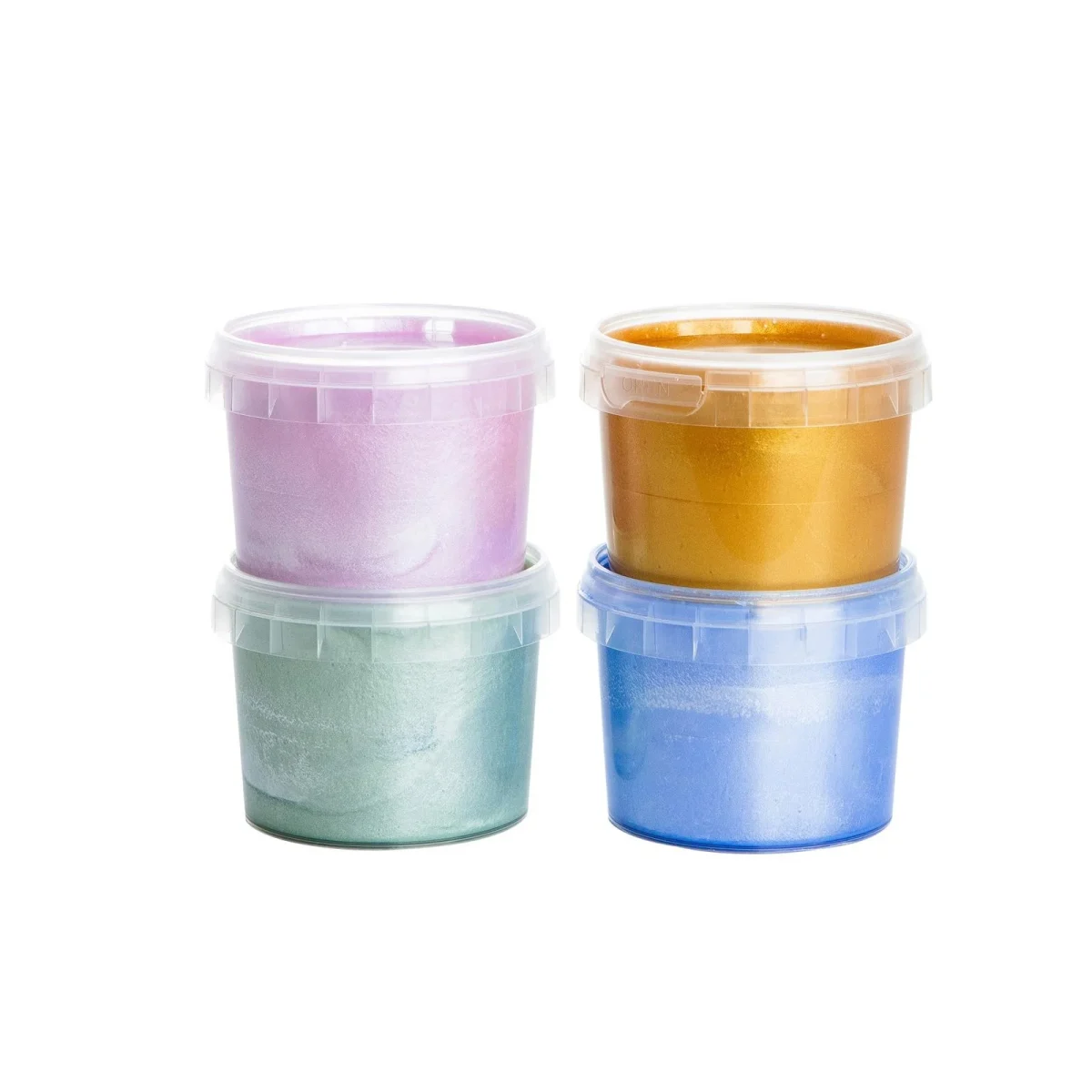 Neogrün Organic Glitter Finger Paint Set 4 × 90g