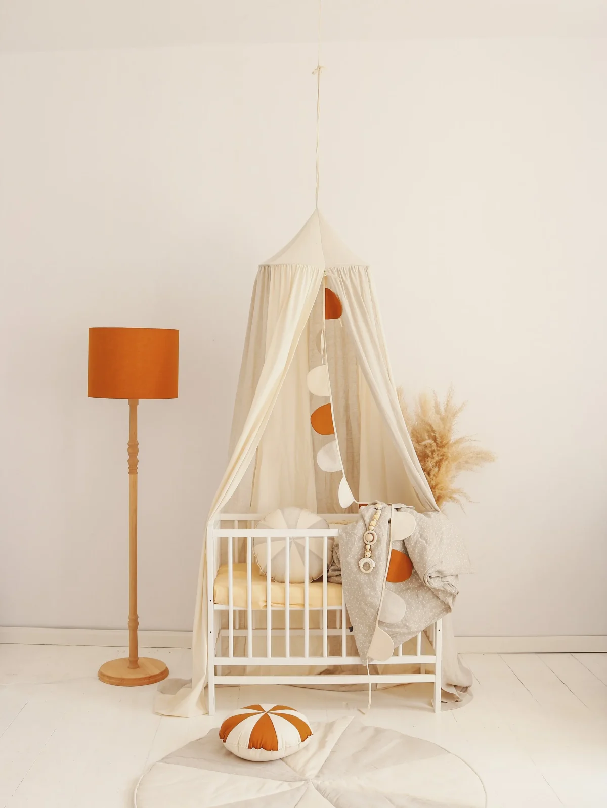 Cotton and Linen Canopy with 50 cm Hoop, photo 6