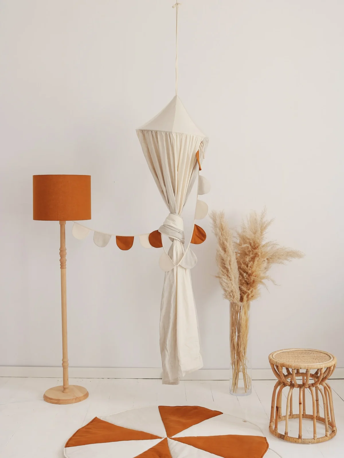 Cotton and Linen Canopy with 50 cm Hoop, photo 9