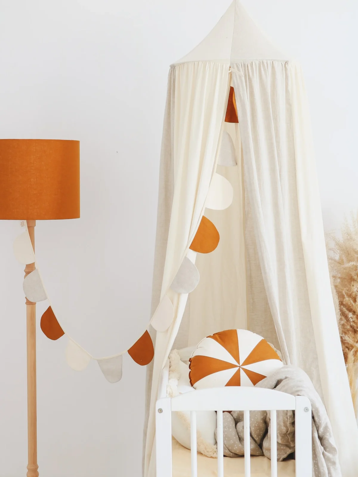 Cotton and Linen Canopy with 50 cm Hoop, photo 8