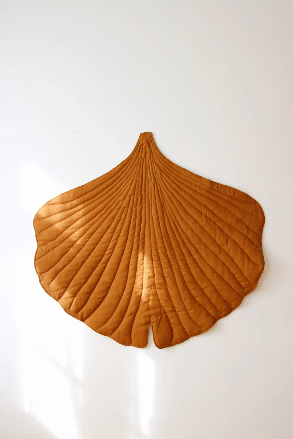 Ginkgo Leaf Playmat in Cotton and Linen, 110 × 120 cm, photo 2