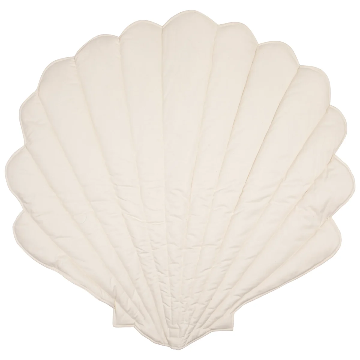 Organic Cotton and Linen Shell Playmat, Sand