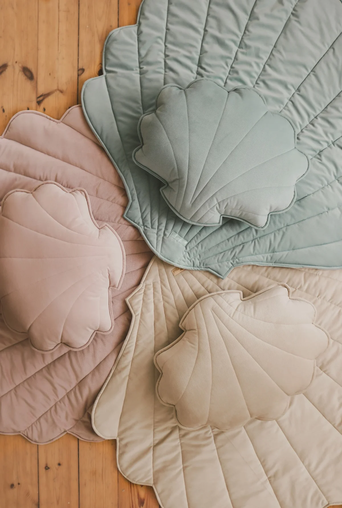 Organic Cotton and Velvet Shell Playmat, photo 10