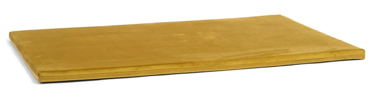 Foam Play Mat 110 × 78 cm with Removable Cover — Yellow