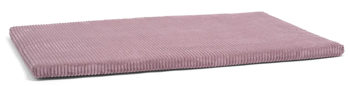Foam Play Mat 110 × 78 cm with Removable Cover — Pink