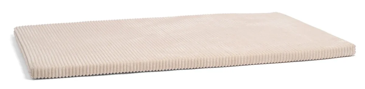 Foam Play Mat 110 × 78 cm with Removable Cover — White