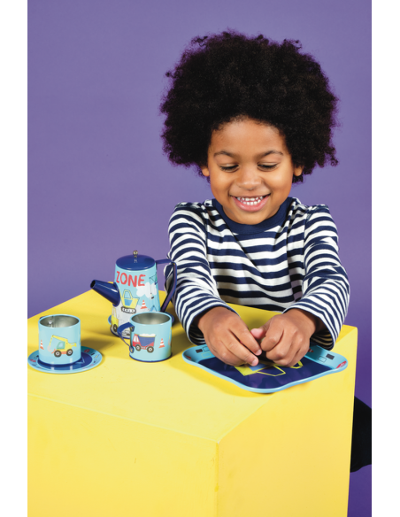 Construction Tea Set with Serving Tray, 7 pcs, photo 2