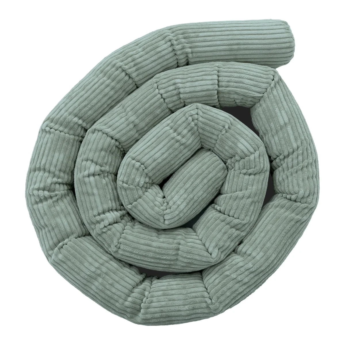 Corduroy Roll Bumper for Baby Crib, 1.5–4 m