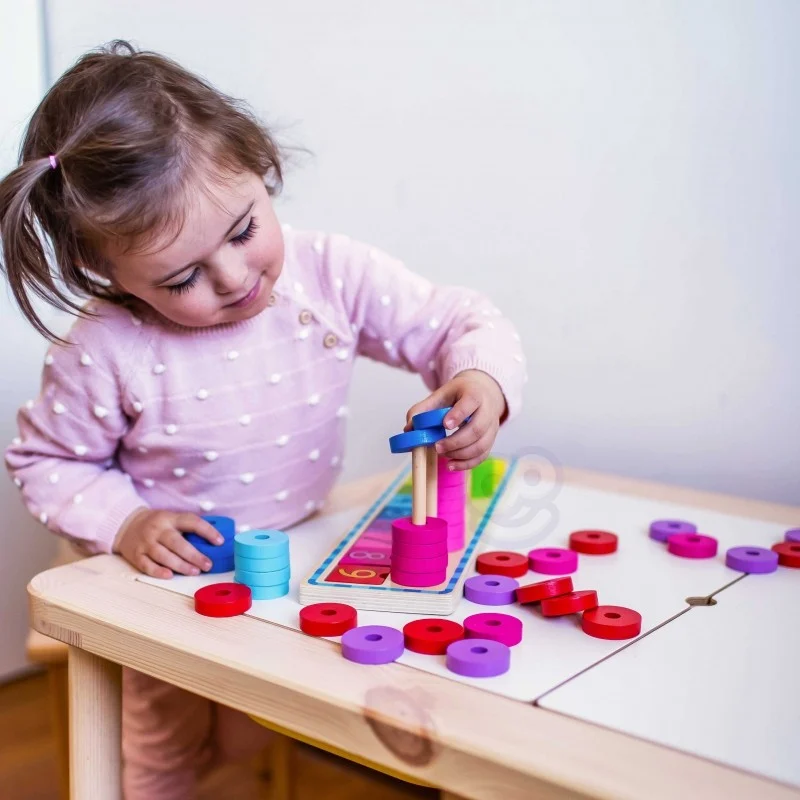 Wooden Colour and Counting Sorter, 56 pcs, photo 8