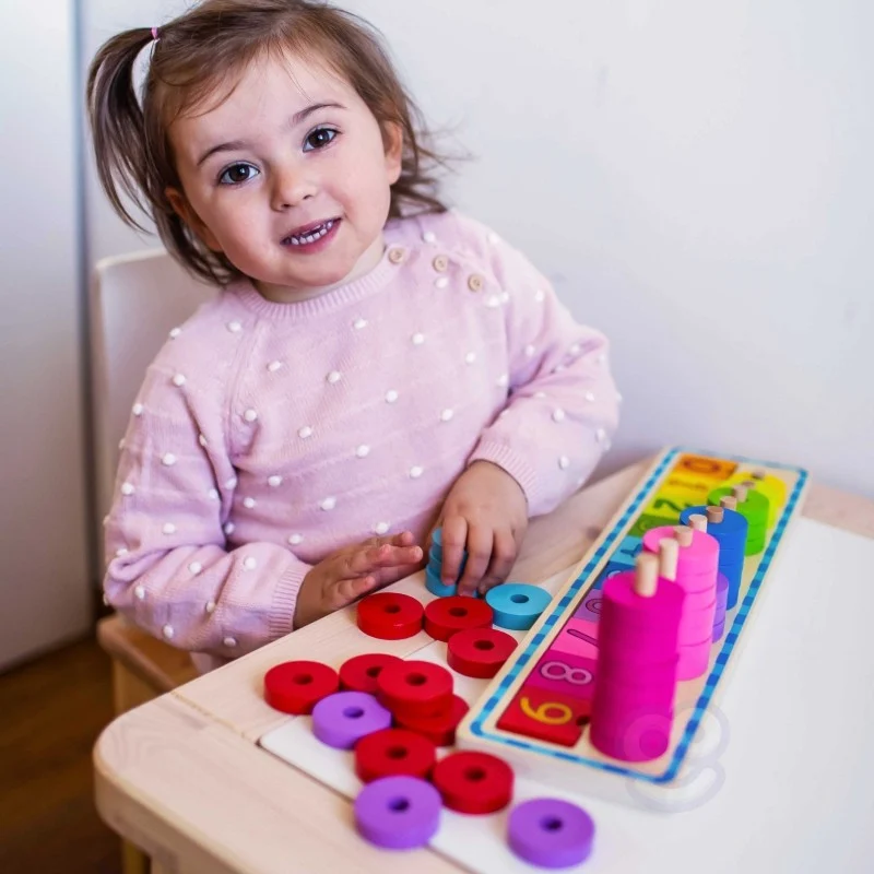 Wooden Colour and Counting Sorter, 56 pcs, photo 9