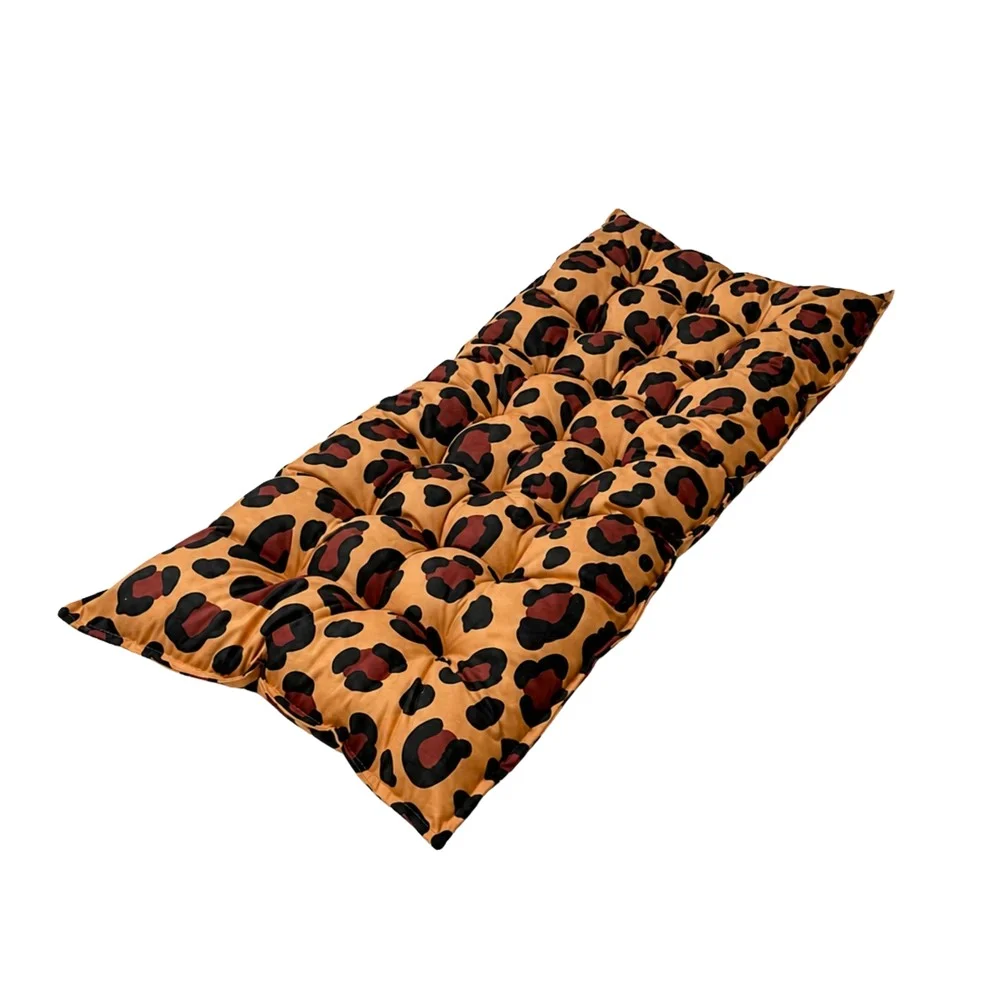 Quilted Floor Cushion, Leopard, Three Sizes