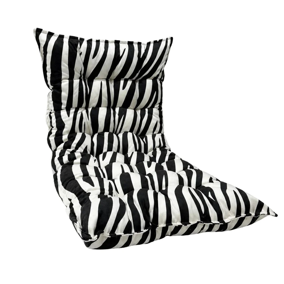 Quilted Kids’ Floor Cushion, 3 Sizes Available, Zebra, photo 3