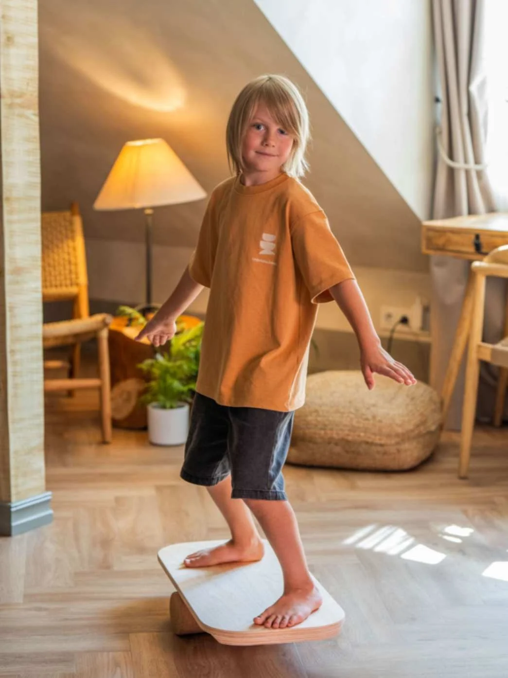 Rectangular Balance Board With Exercise Roll, photo 2