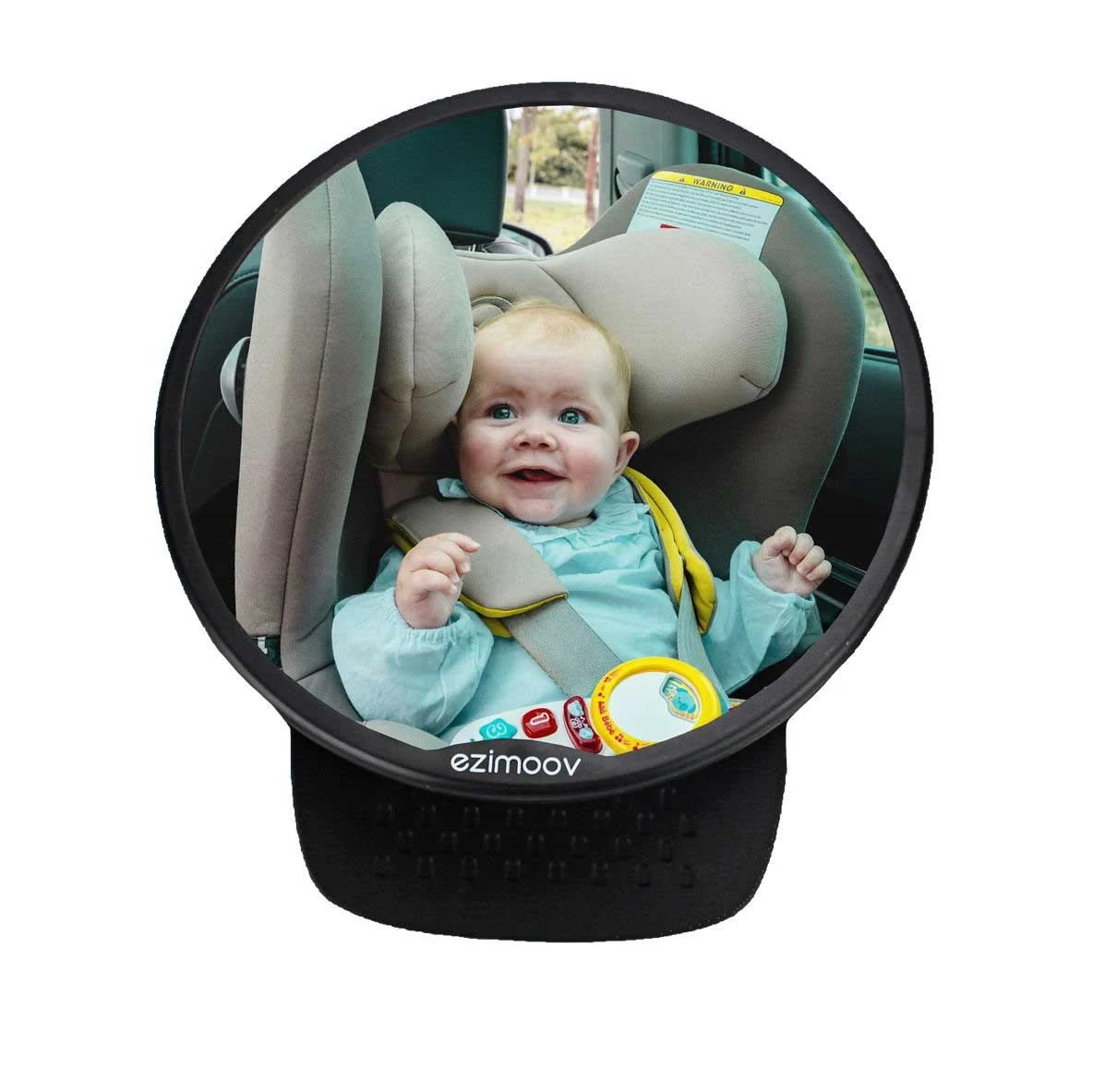 Ezimoov EZI Mirror Round — Headrest Mirror, 360° Rotation