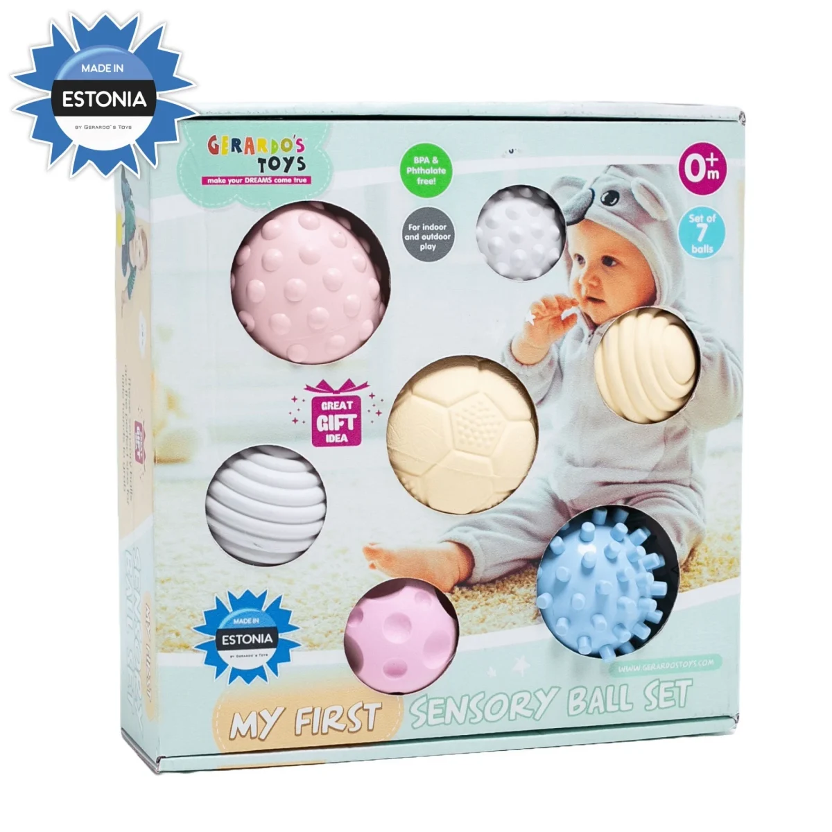 Sensory Balls Set 7 pcs for Babies, photo 7