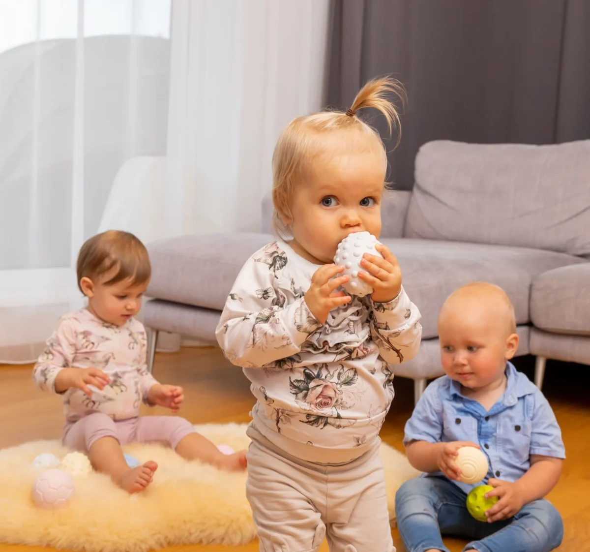 Sensory Balls Set 7 pcs for Babies, photo 3