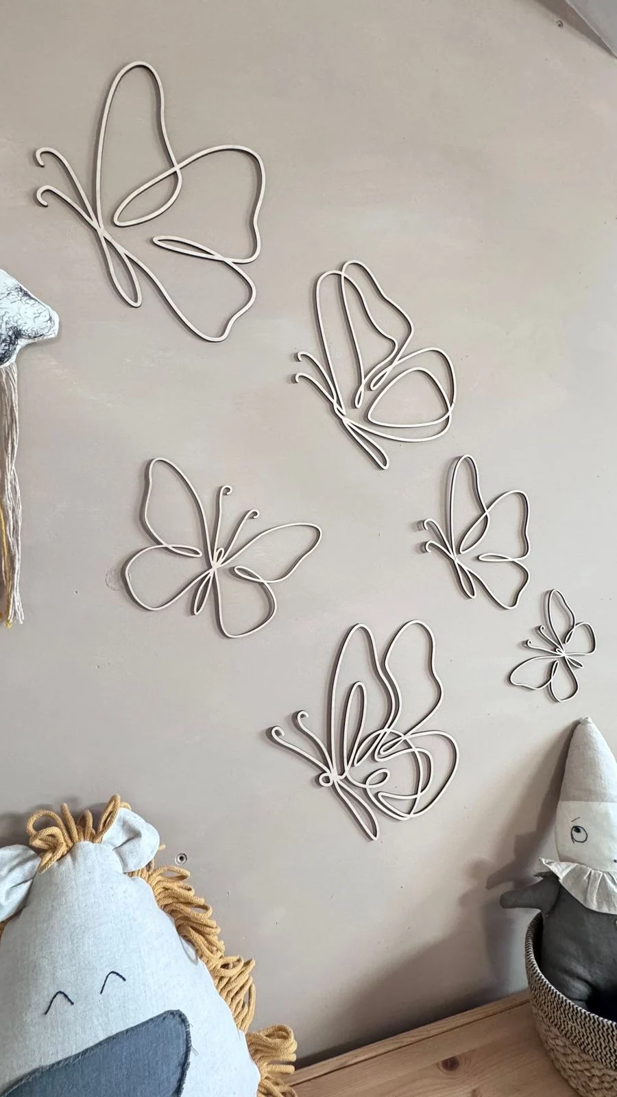 Wall decoration, Set of 6 Wooden Butterflies, photo 5